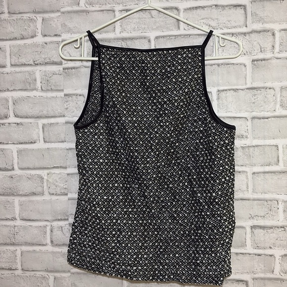 Ricki’s sleeveless textured large blouse, A-line black silver - Picture 6 of 6